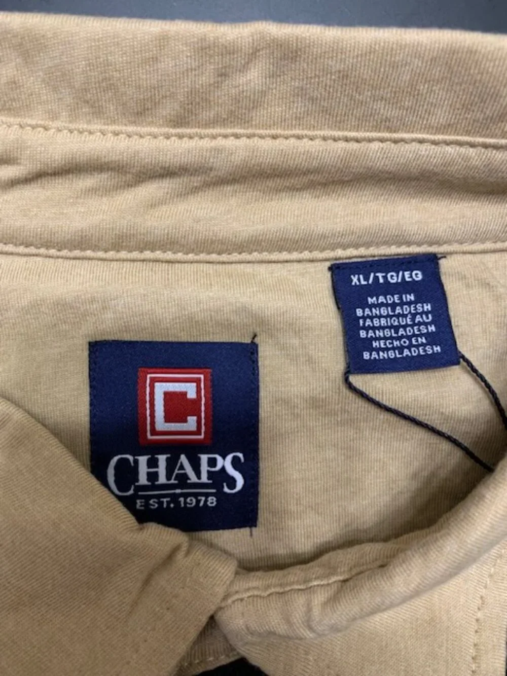 Chaps Brand Men's Black and Gray Sweater, Size XL (NWT)